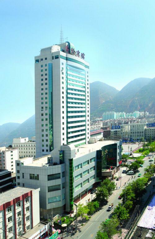 Golden Wheel Hotel Lanzhou Buitenkant foto